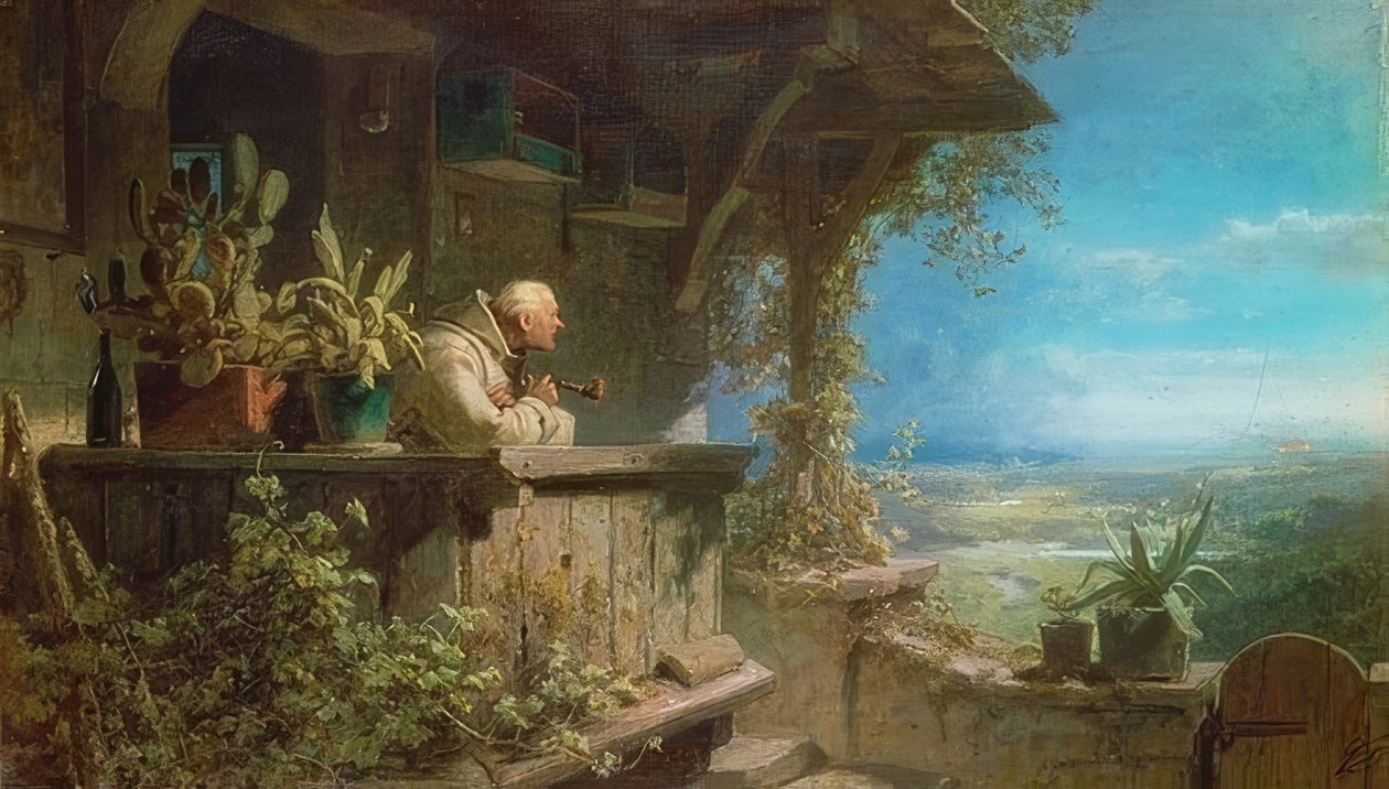 Es brennt von Carl Spitzweg