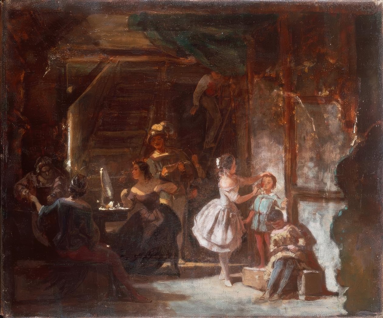 Hinter den Kulissen von Carl Spitzweg