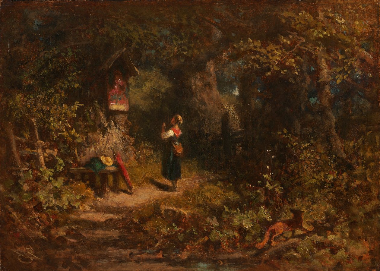 Marterl (Betendes Bauernmädchen) von Carl Spitzweg