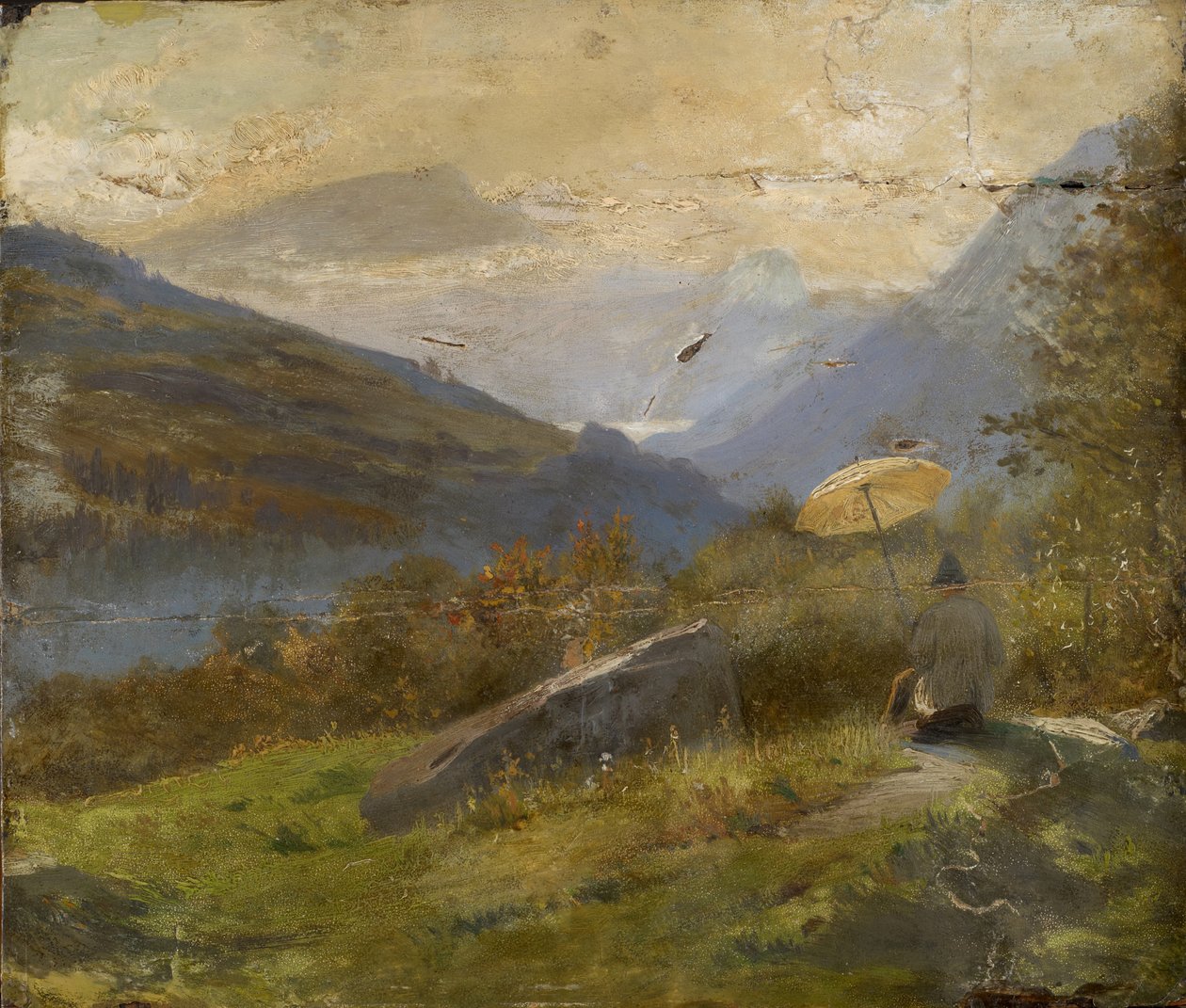 Der Maler, ca. 1860 von Carl Spitzweg