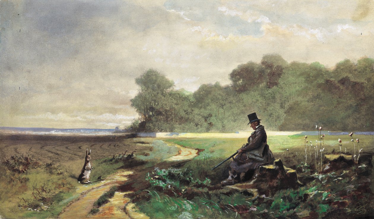 Der Sonntagsjäger von Carl Spitzweg