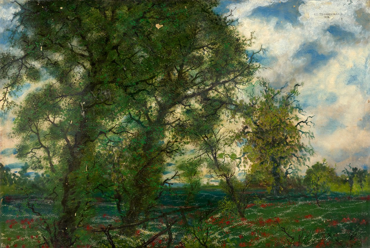 Frühlingslandschaft von Carl Strathmann