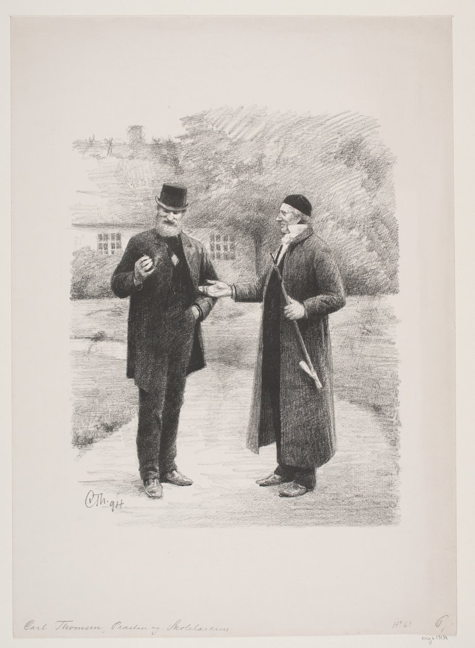 Der Pfarrer und der Schullehrer von Carl Thomsen
