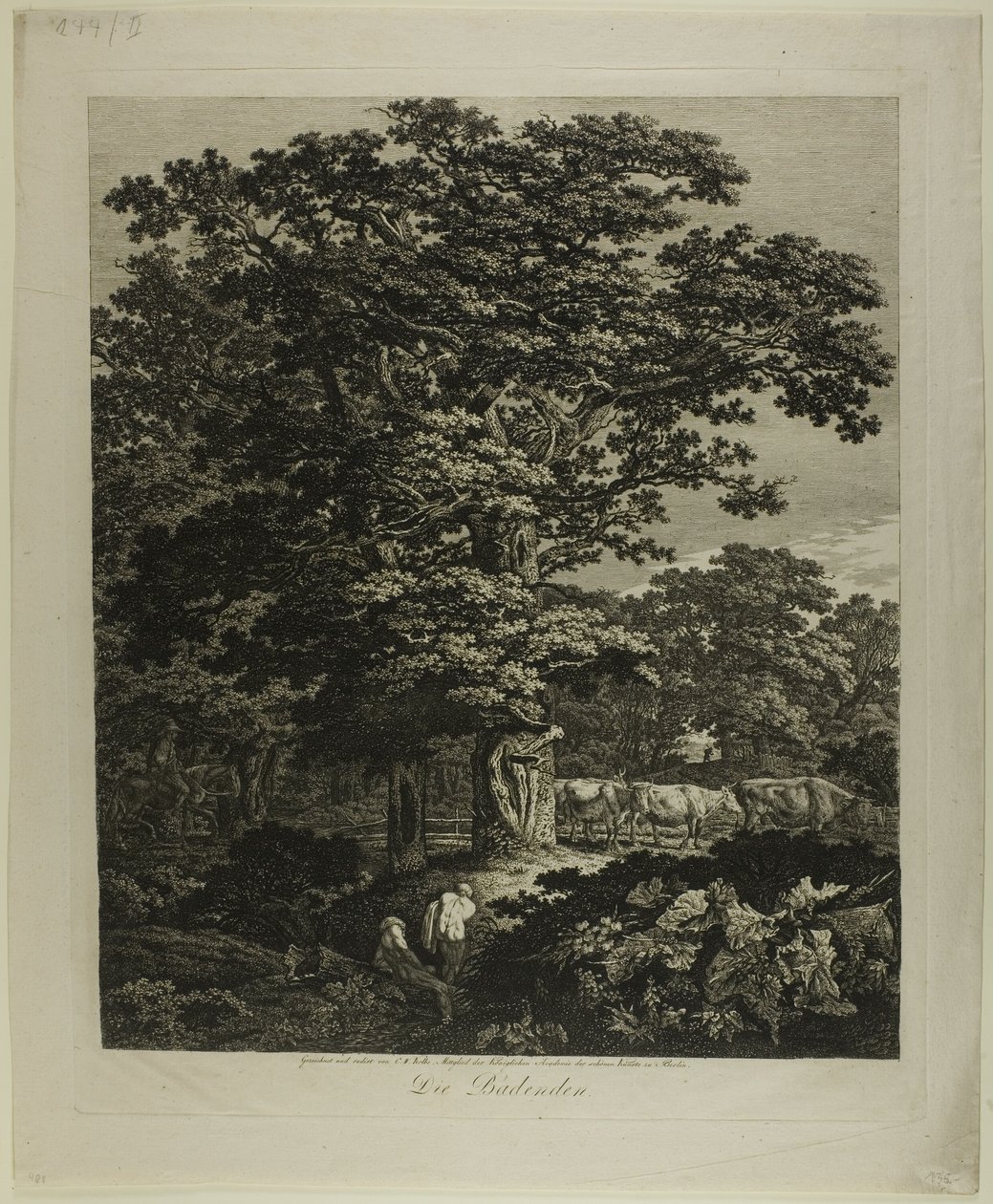 Badende von Carl Wilhelm Kolbe, the elder