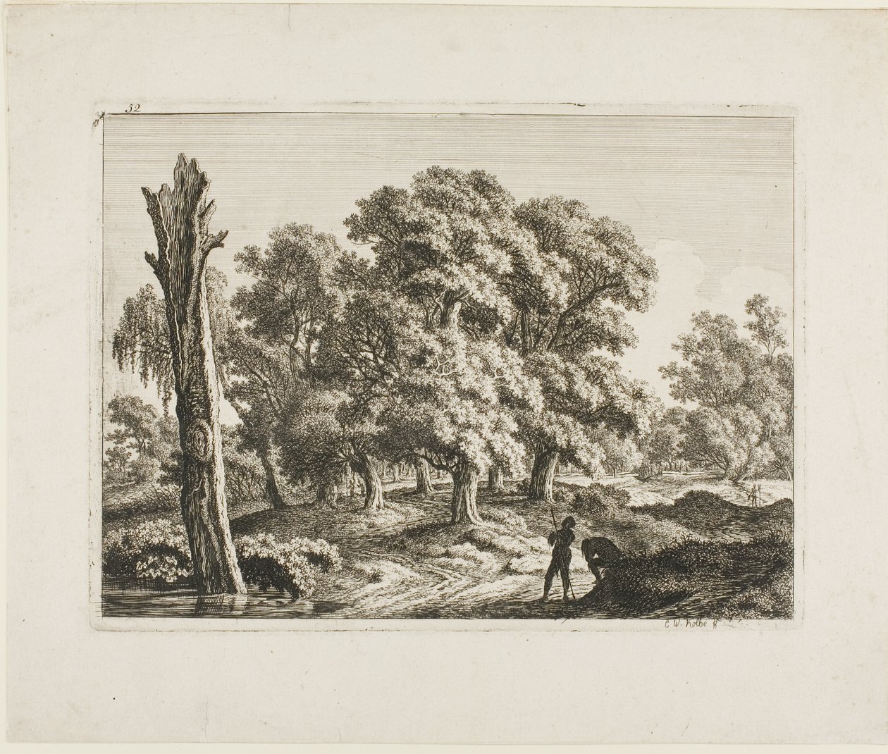 Landschaft von Carl Wilhelm Kolbe, the elder