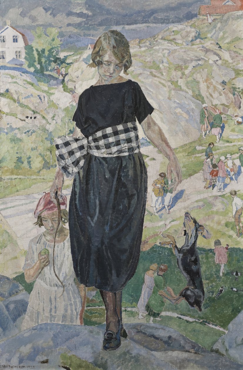 Springender Hund, 1920 von Carl Wilhelm Wilhelmson
