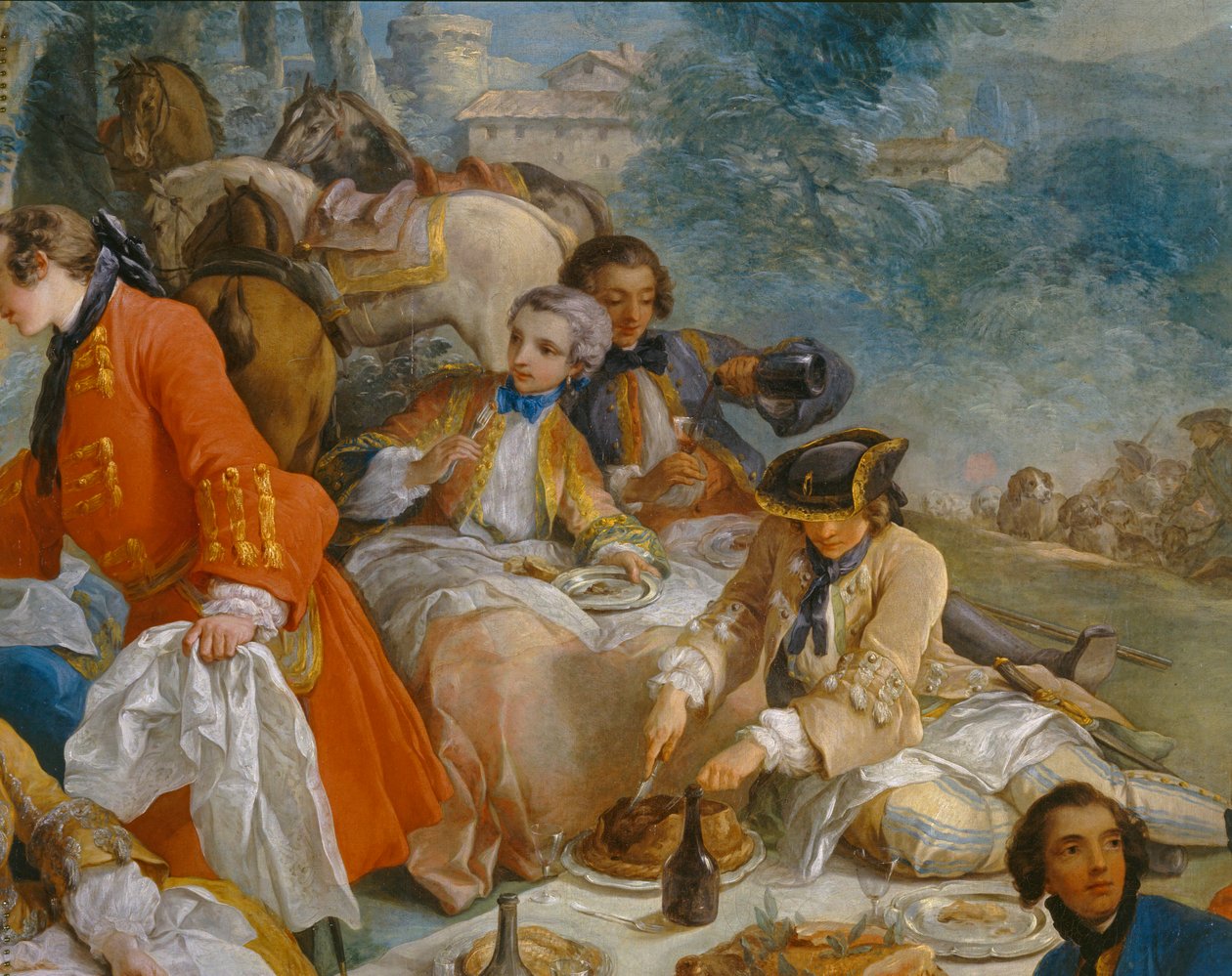 Jagdpause von Carle Vanloo