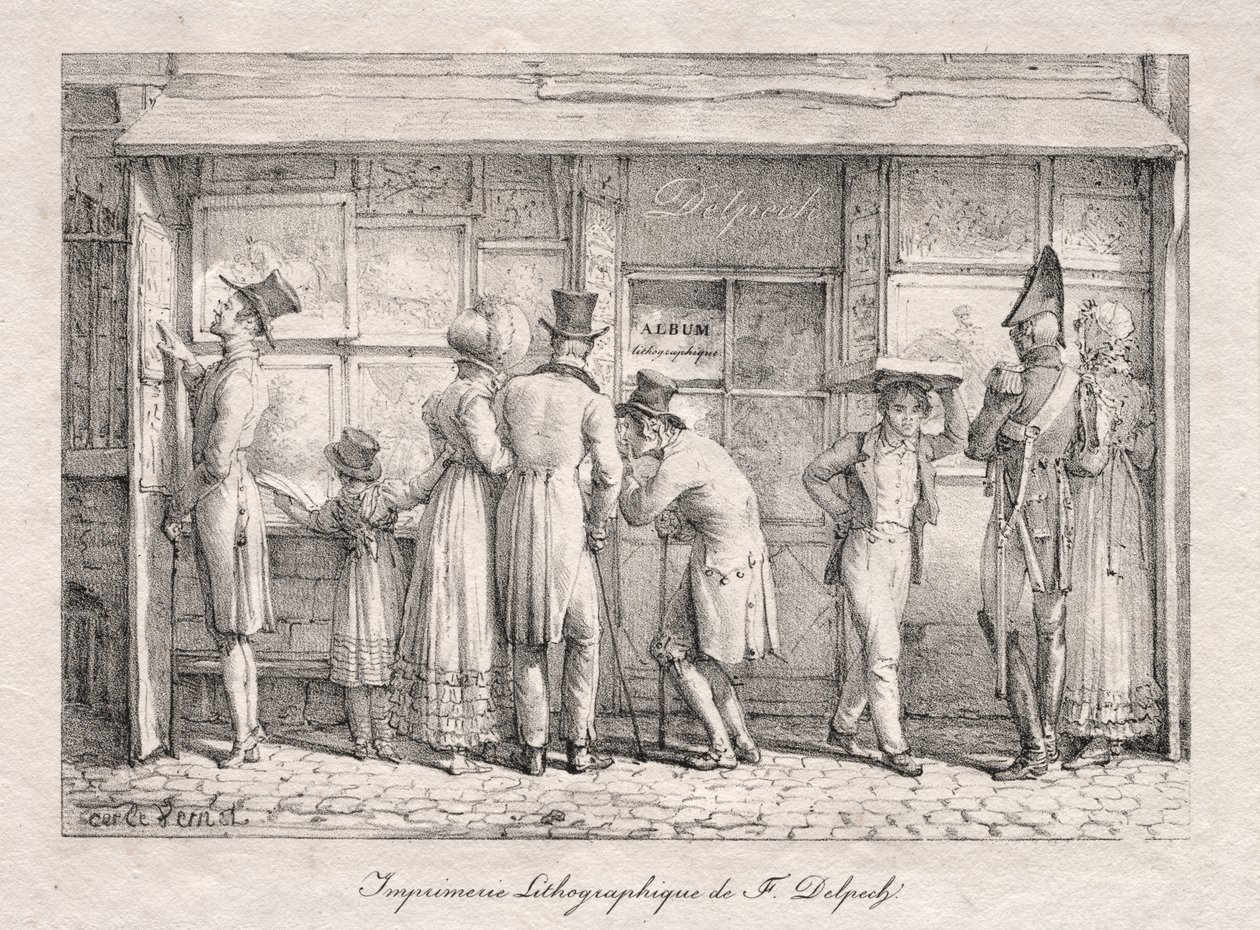 Delpech Lithographische Druckerei von Carle Vernet