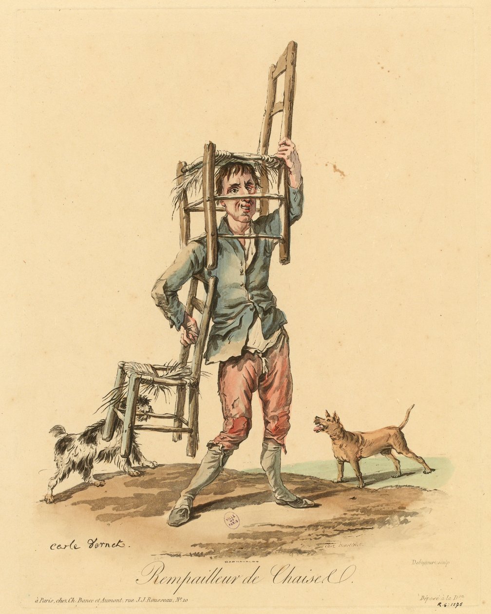 Der Stuhlmacher von Carle Vernet