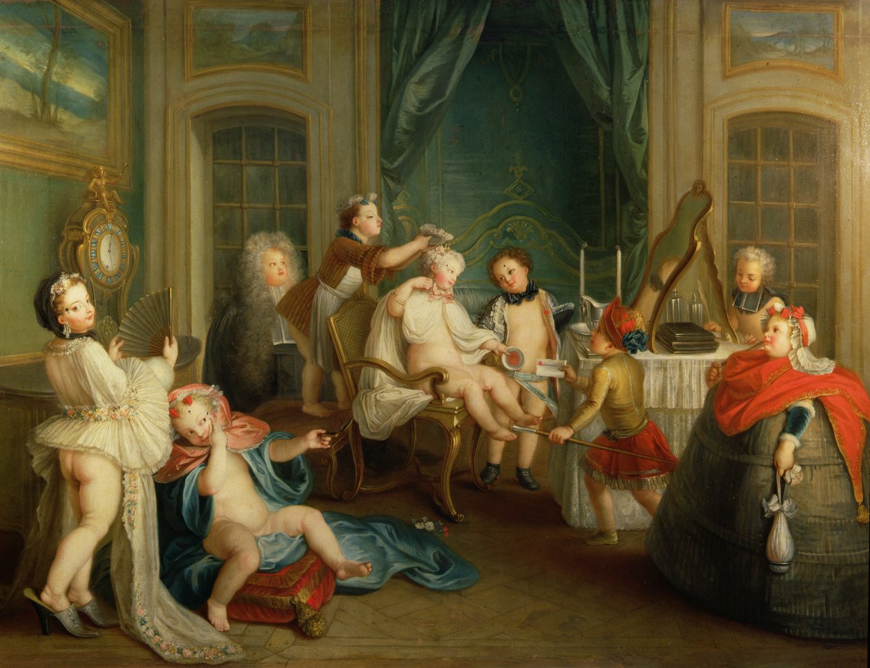 Boudoir-Interieur von Carle van Loo