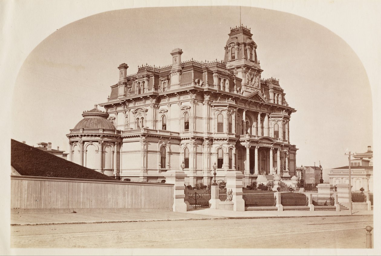 Residenz von Chas. Crocker von Carleton E. Watkins