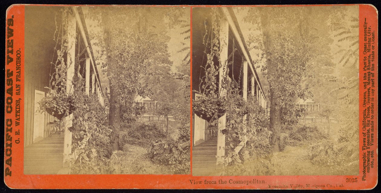 Blick vom Cosmopolitan. Yosemite Valley, Mariposa Co. Cal. von Carleton E. Watkins
