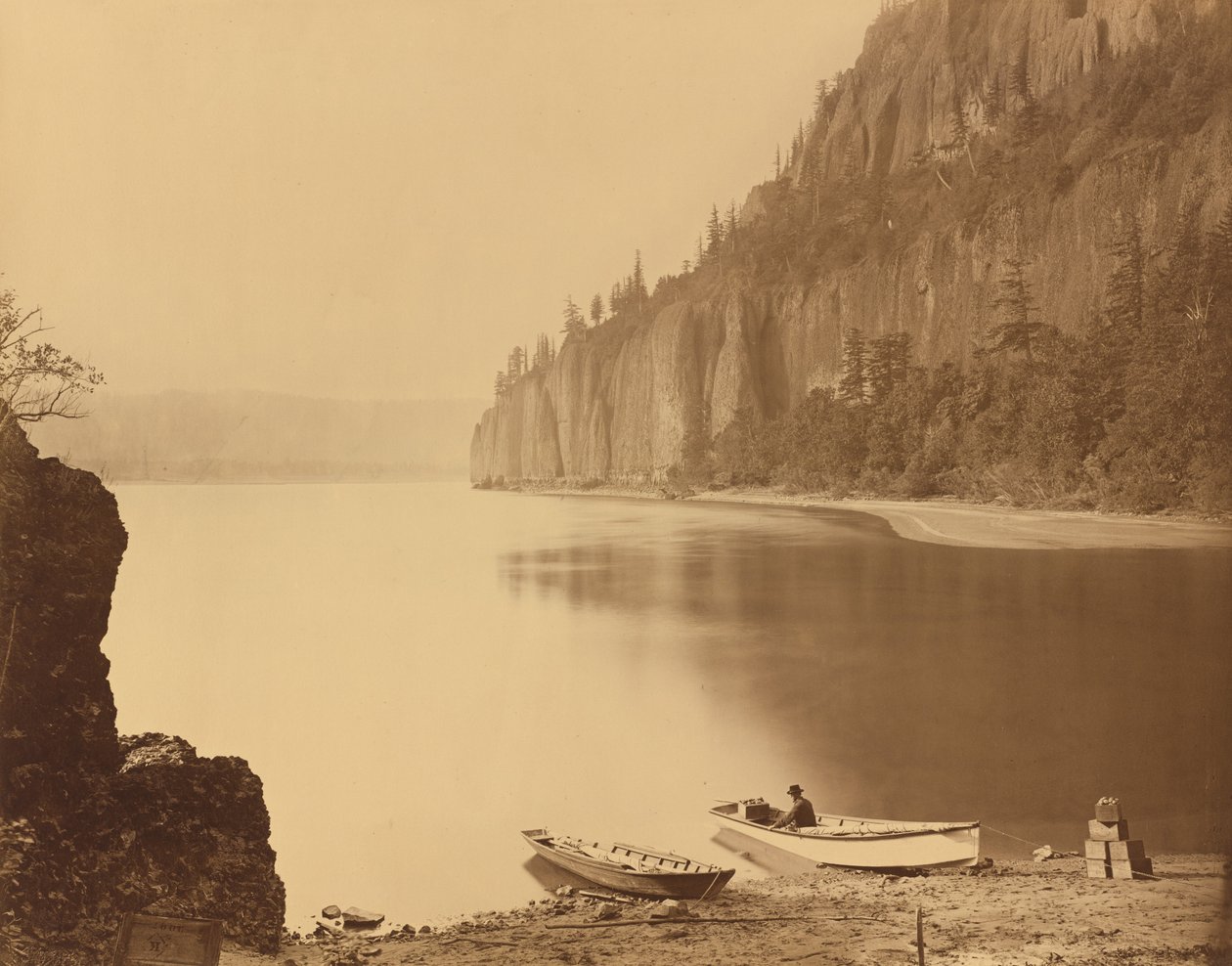 Kap Horn, Columbia River von Carleton E. Watkins