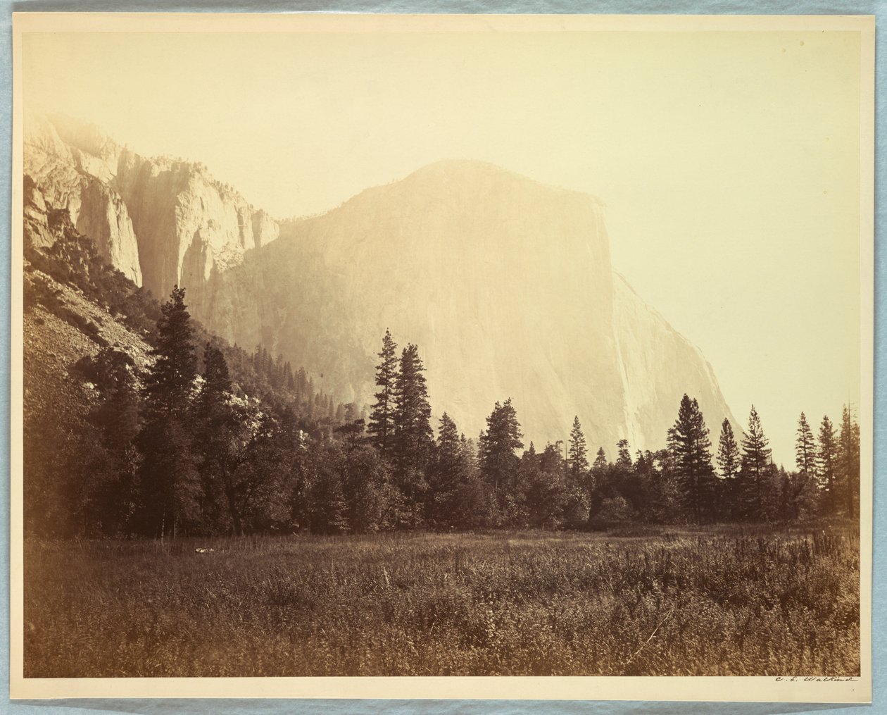 El Capitan, Yosemite von Carleton E. Watkins