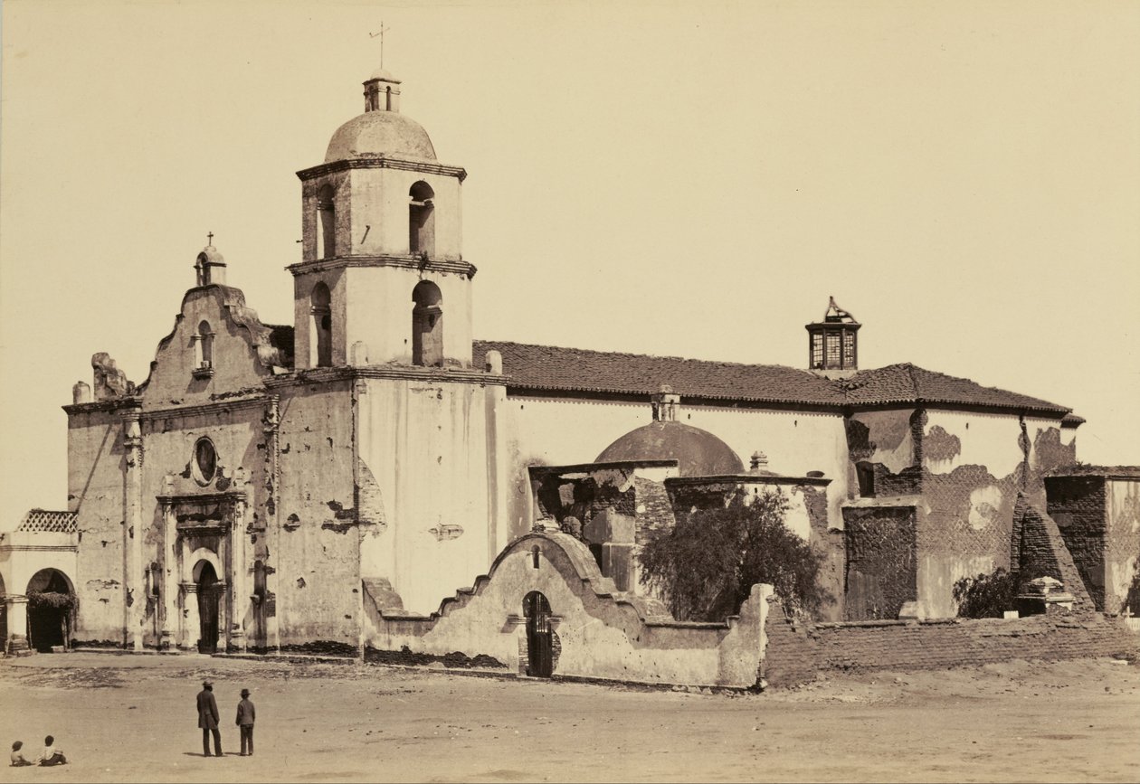 Mission, San Luis Rey de Francia von Carleton Watkins