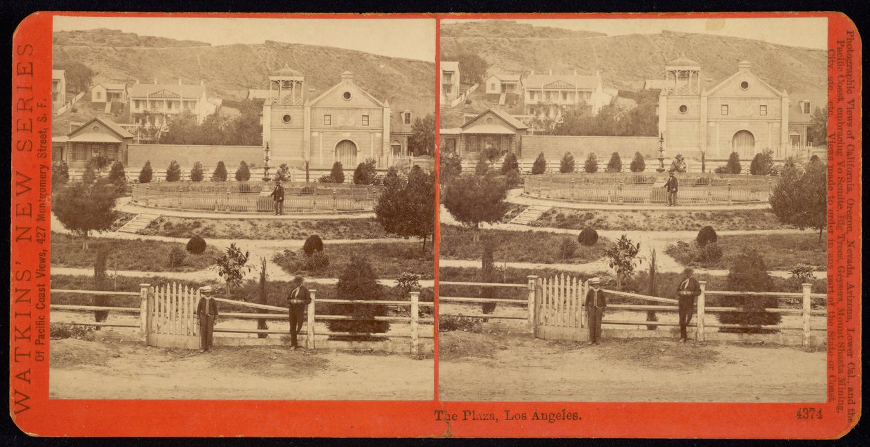 Der Platz, Los Angeles von Carleton Watkins