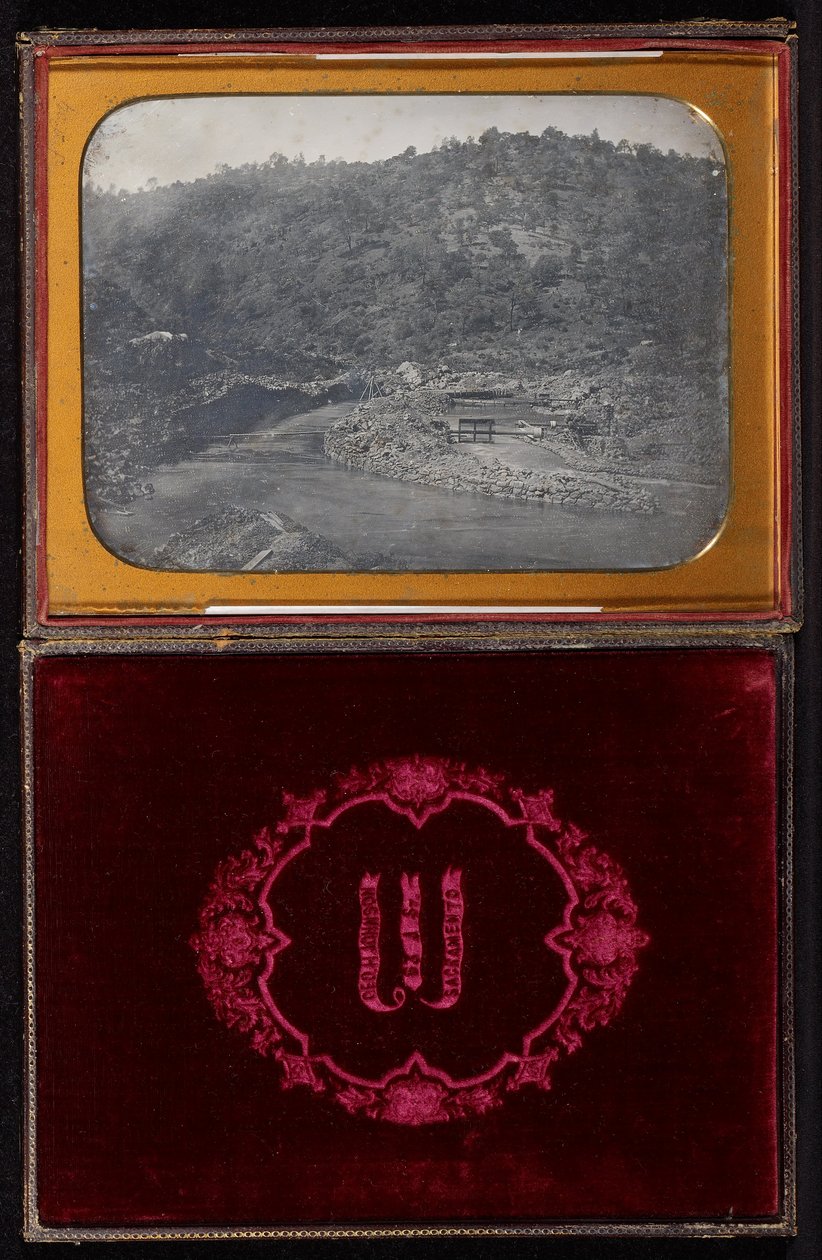 Ohne Titel (Flussabbau-Szene) von Carleton Watkins
