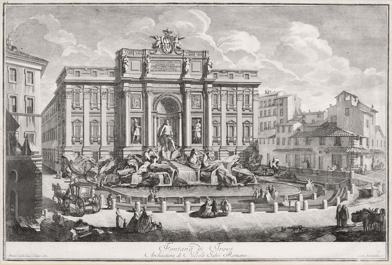 Rom, Trevi-Brunnen von Carlo Antonini