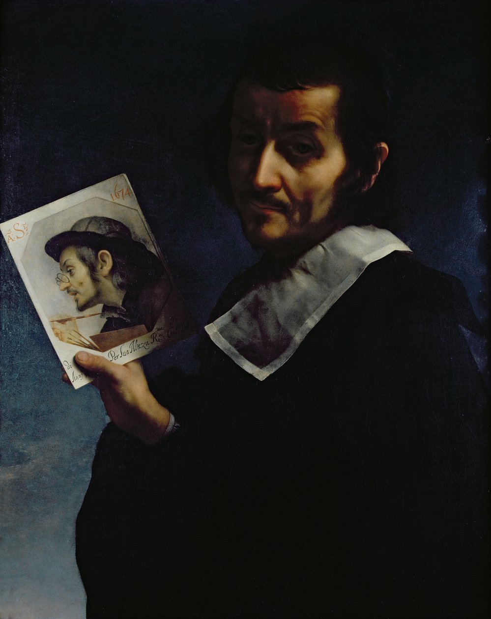 Selbstporträt, 1674 von Carlo Dolci