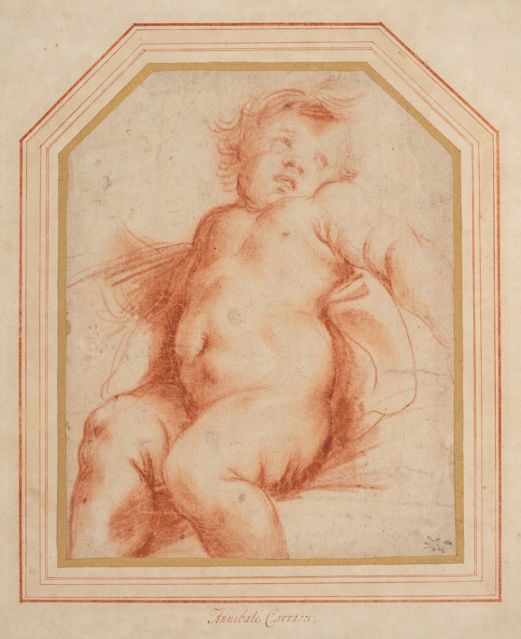 Nacktes Kleinkind von Carlo (attr. to) Cignani