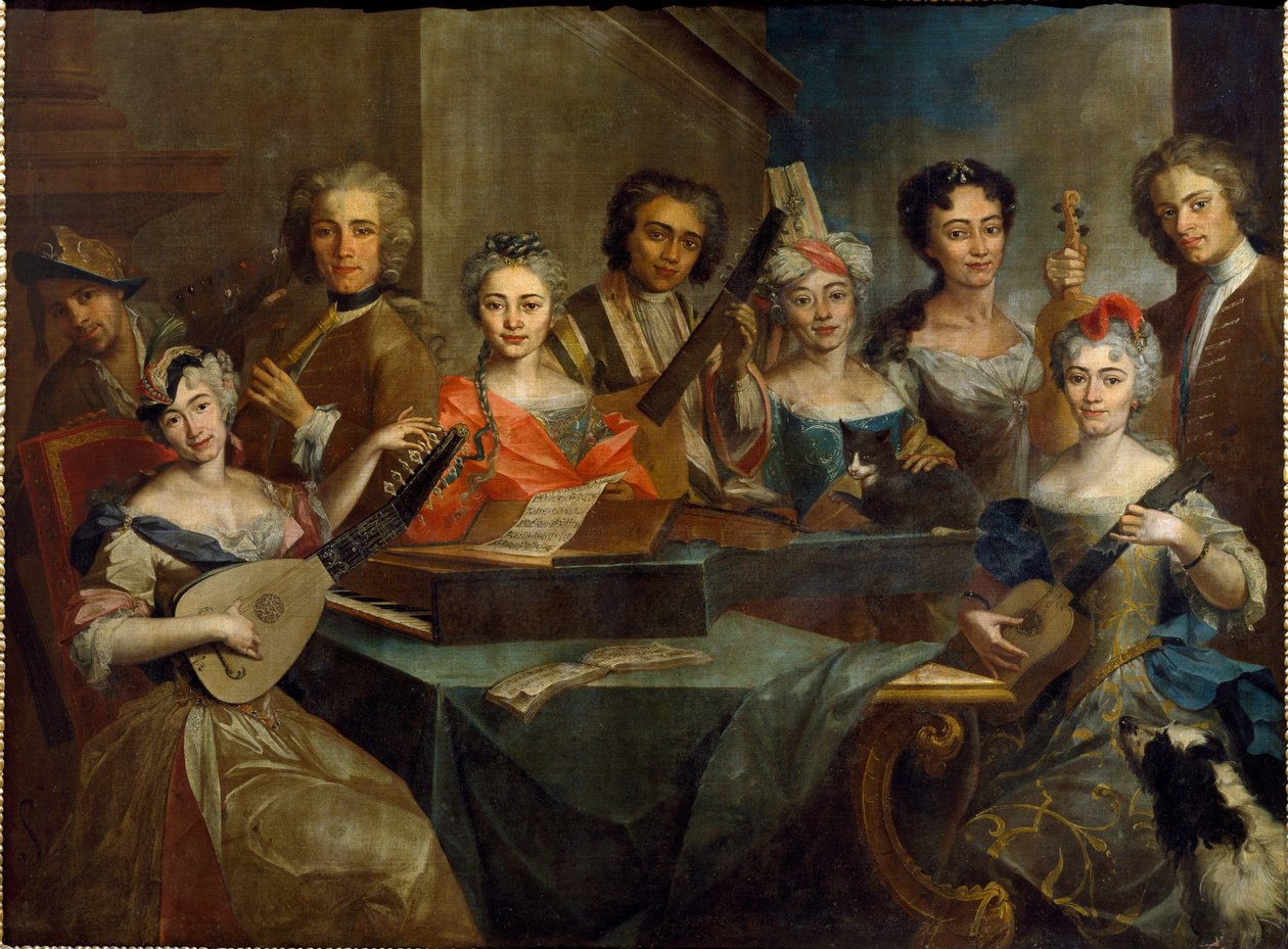 Familie von Musikern von Carlo Amalfi