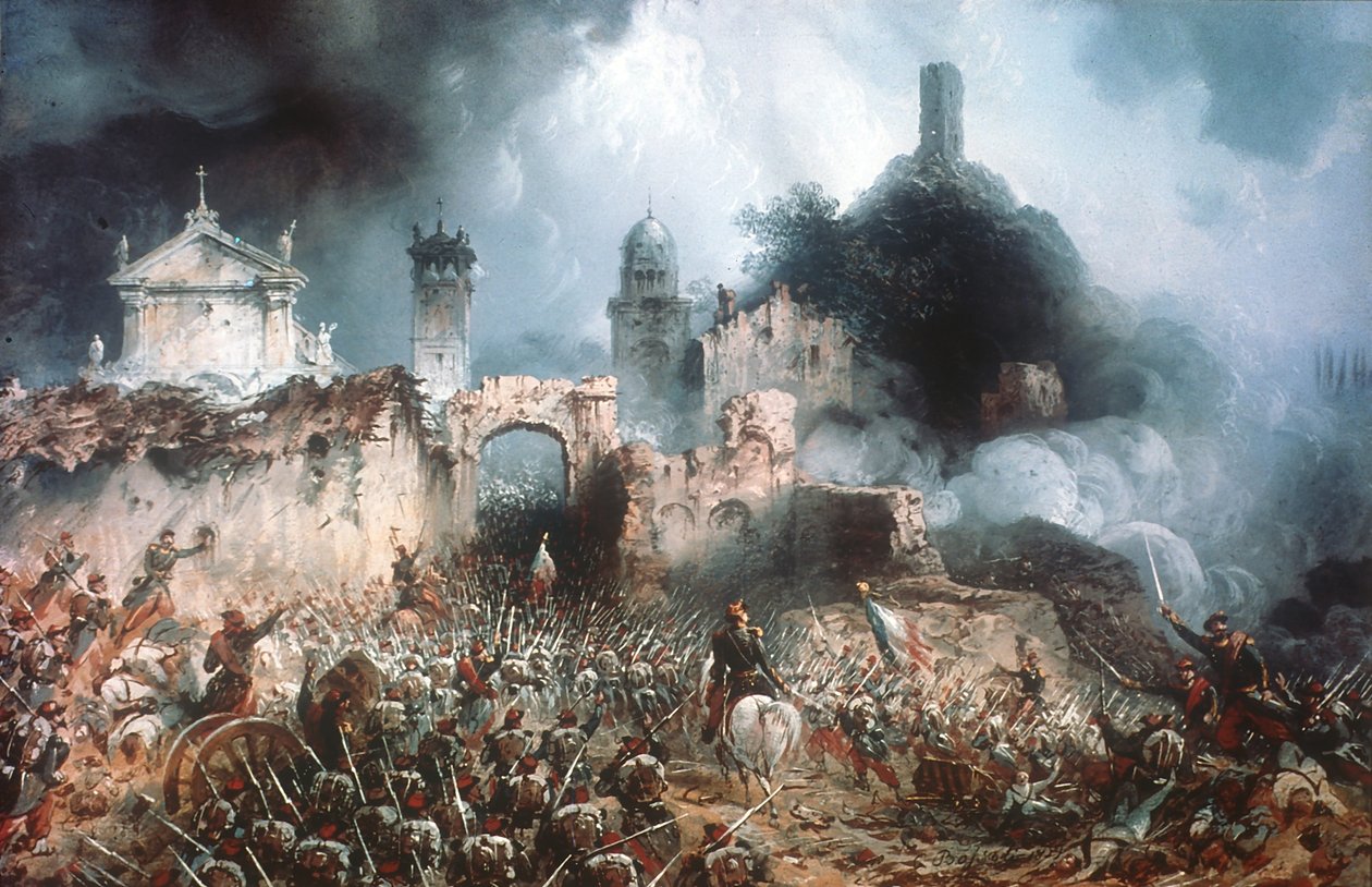 Schlacht von Solferino von Carlo Bossoli