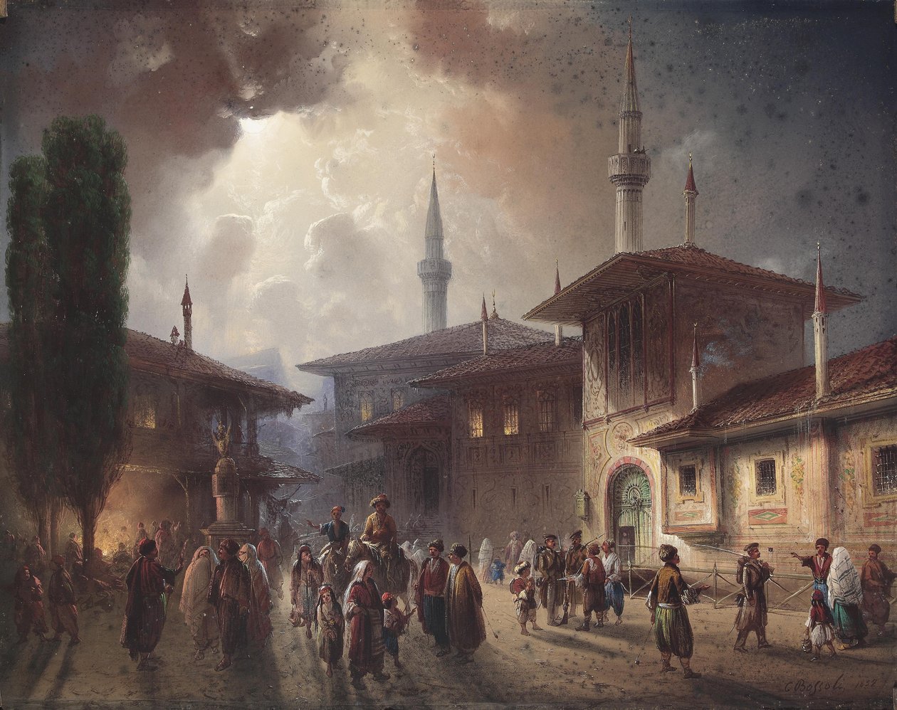 Der Khan-Palast von Bakhchisaray, 1857 von Carlo Bossoli