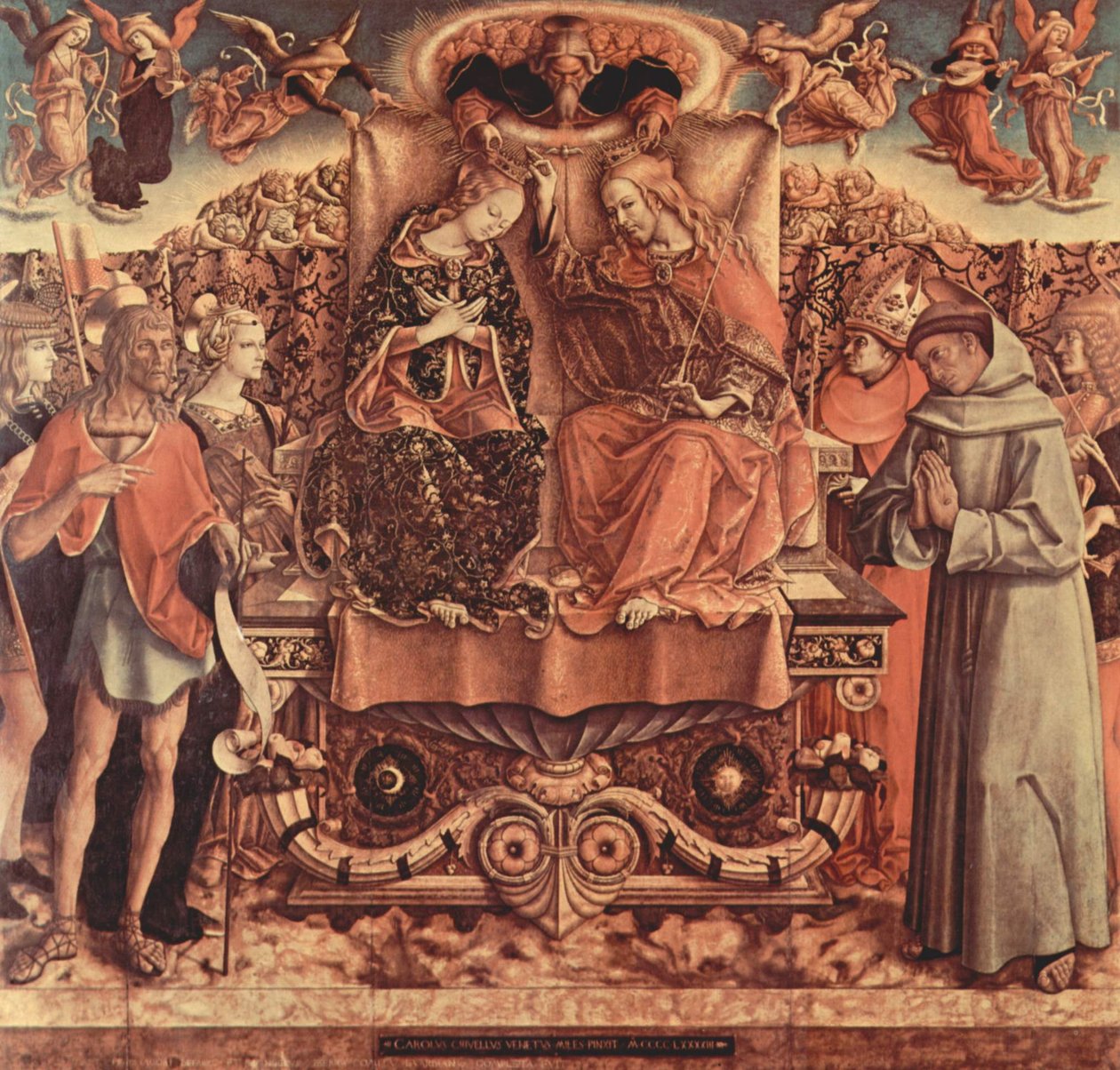 Krönung der Jungfrau von Carlo Crivelli