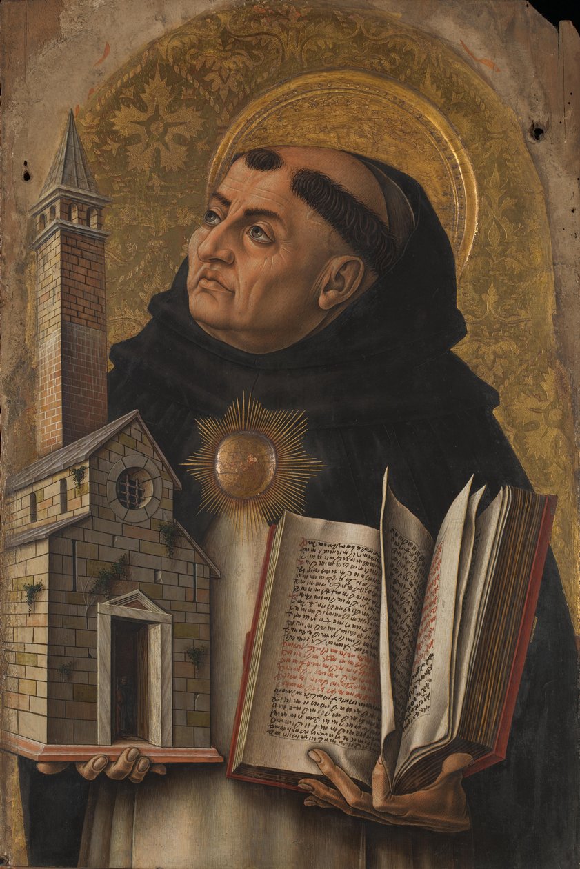 Heiliger Thomas von Aquin, 1476 von Carlo Crivelli