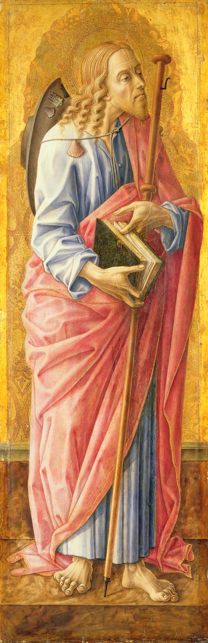 St. Jakobus der Ältere von Carlo Crivelli