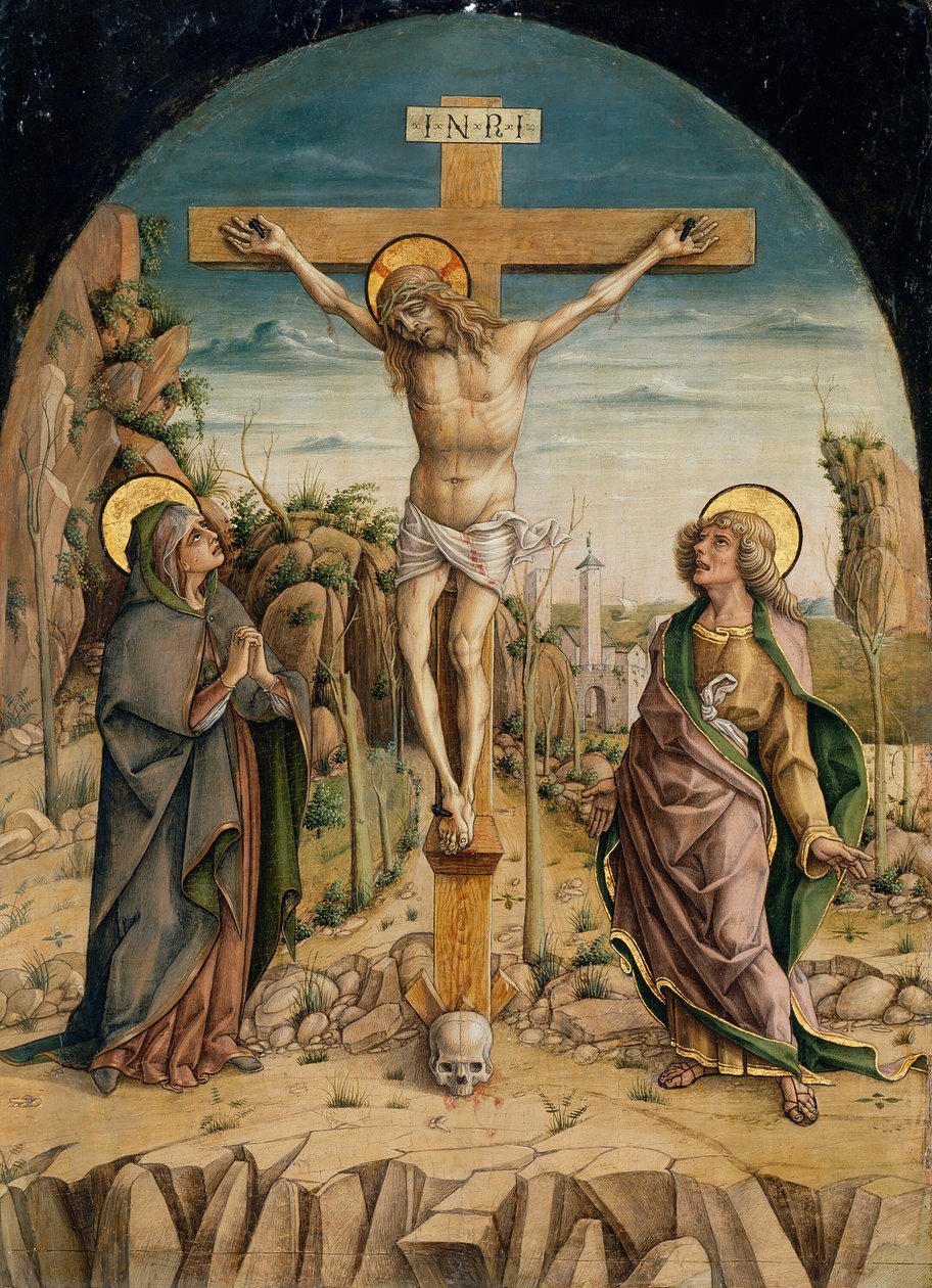 Die Kreuzigung, um 1487 von Carlo Crivelli