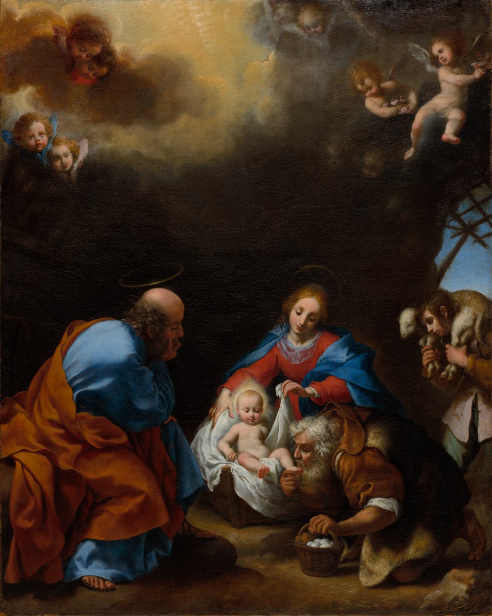 Anbetung der Hirten von Carlo Dolci