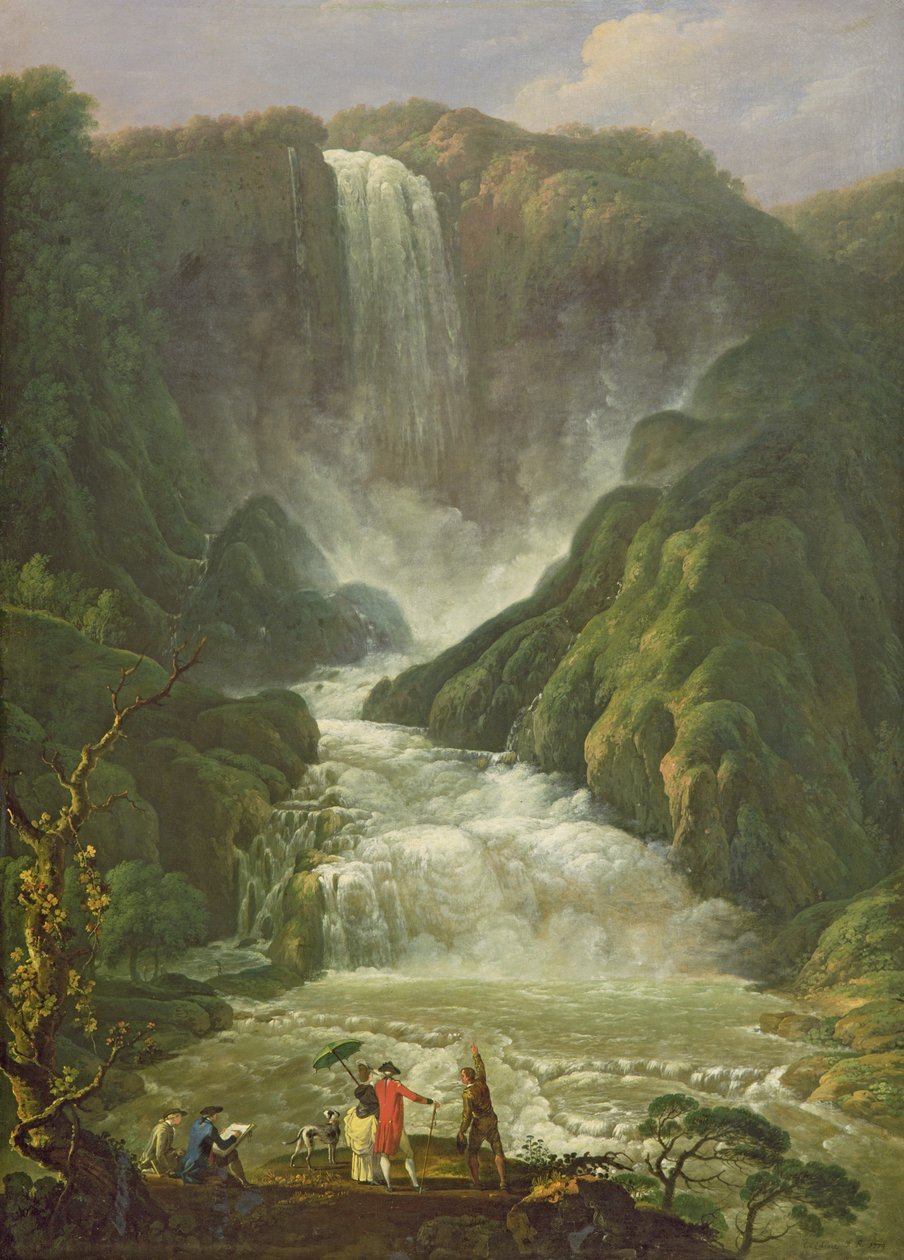 Die Wasserfälle von Terni von Carlo Labruzzi