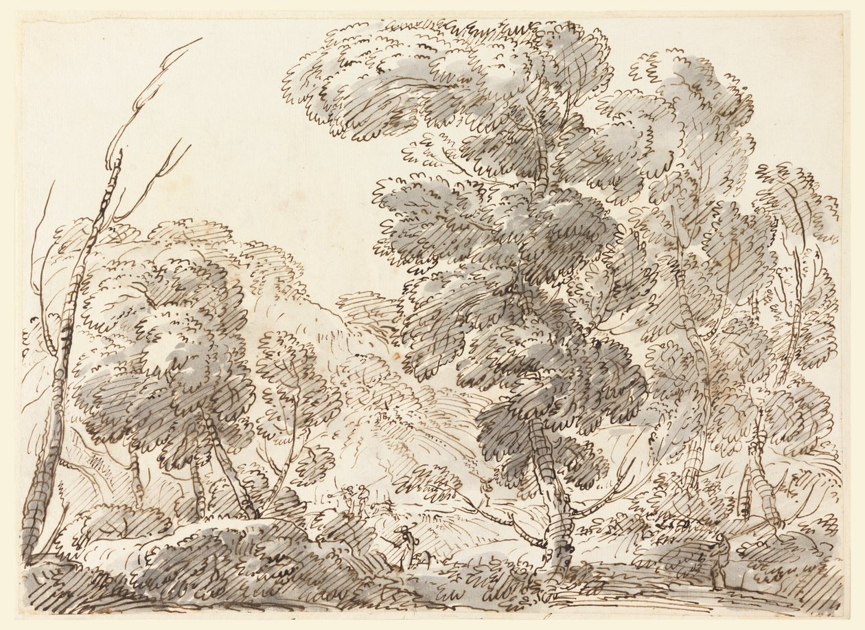 Straße in einem bergigen Land, 1770-1786 von Carlo Marchionni