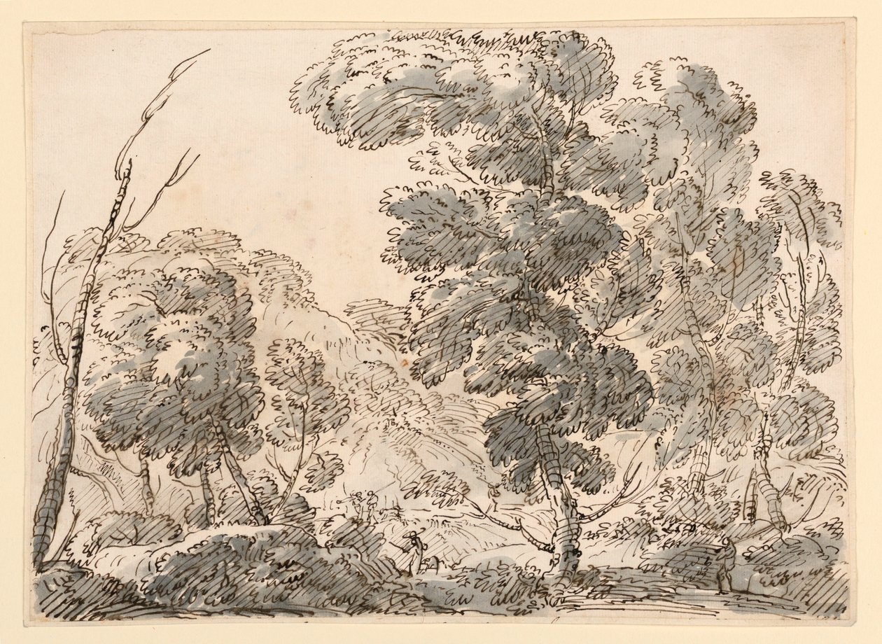 Straße in einem bergigen Land, 1770-1786 von Carlo Marchionni