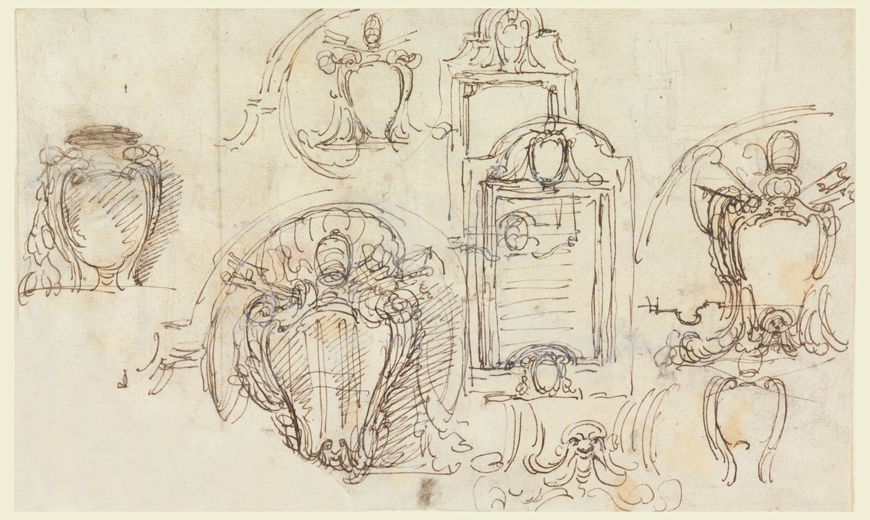 Skizzen von Carlo Marchionni