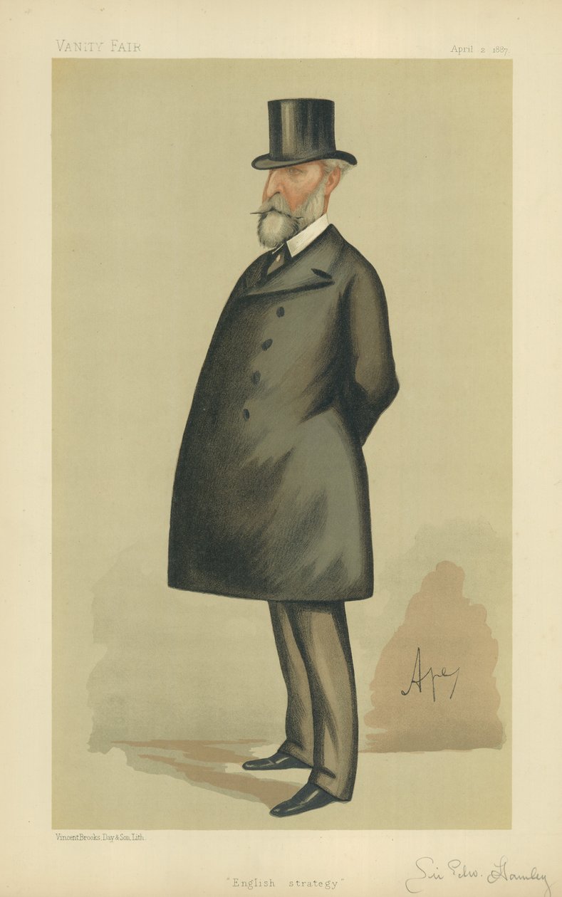 Generalleutnant Sir Edward Bruce Hamley von Carlo Pellegrini