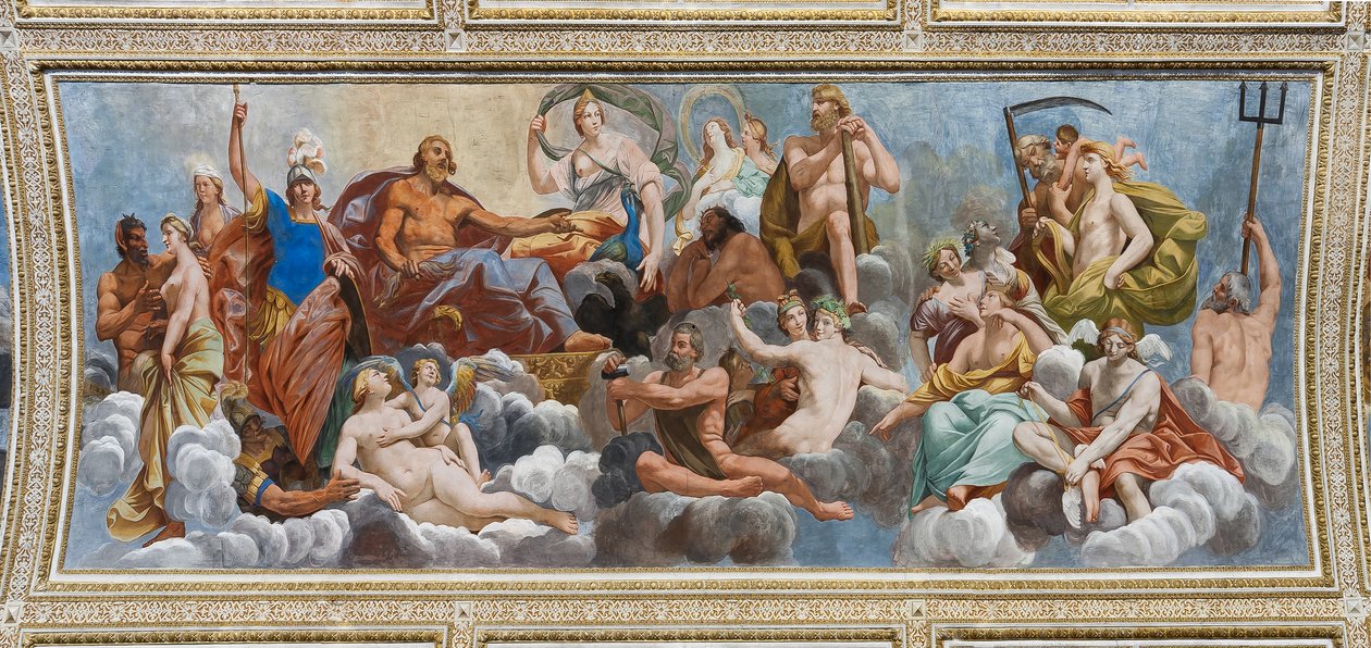 Versammlung der Götter des Olymp von Carlo Santner