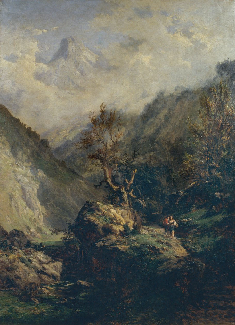 Berge in Asturien von Carlos de Haes
