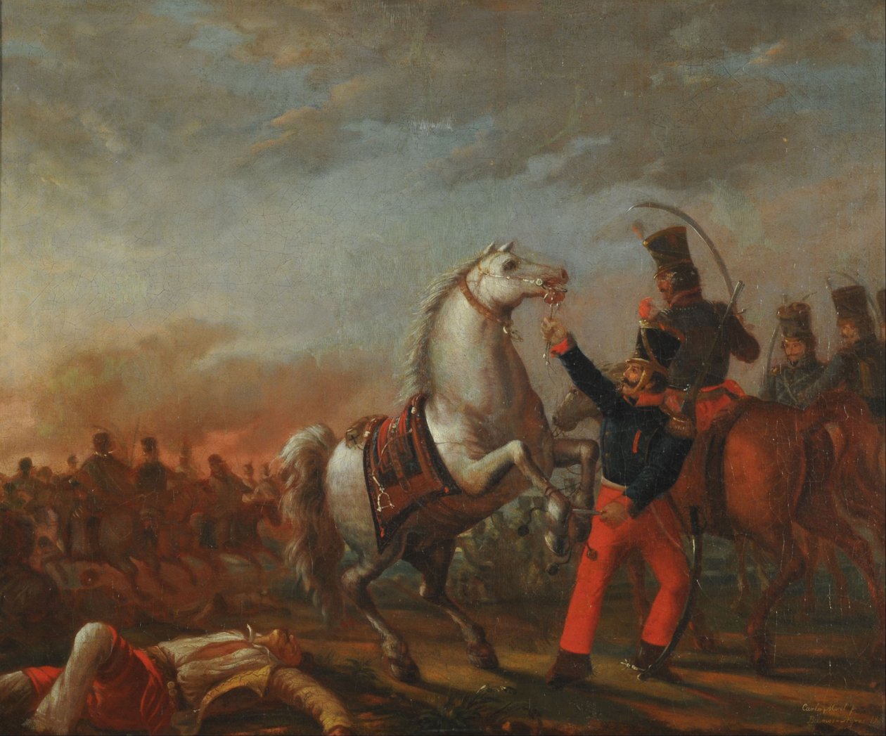 Kavallerieangriff von Carlos Morel