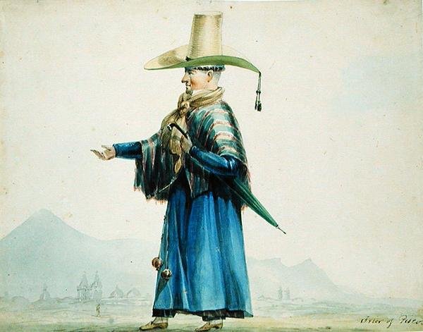 Mönch von Pisco von Carlos D. Wood