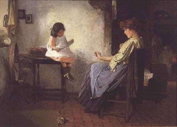 Wolle wickeln von Carlton Alfred Smith