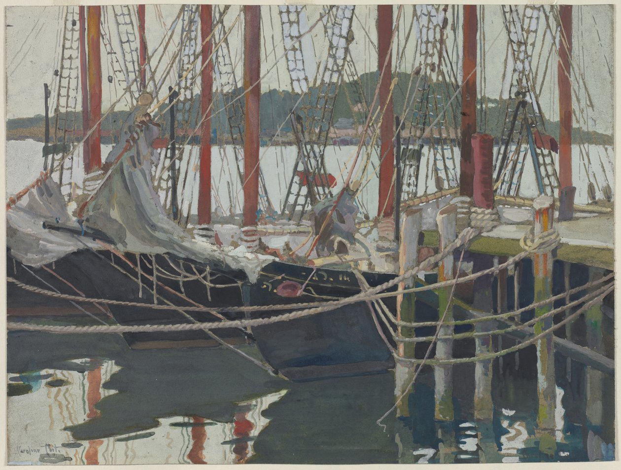 Müßige Tage, Gloucester, Massachusetts von Caroline Coit