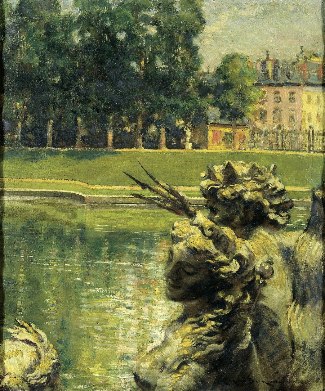 Bassin de Neptune, Versailles von Carroll Beckwith