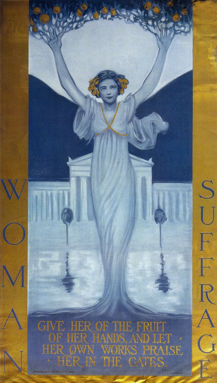 Frauenwahlrecht, ca. 1905 von Cary
