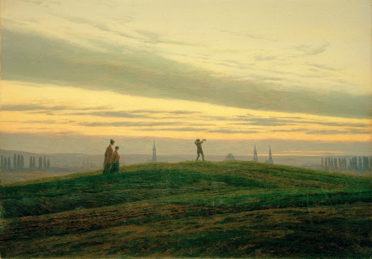 Der Abendstern von Caspar David Friedrich