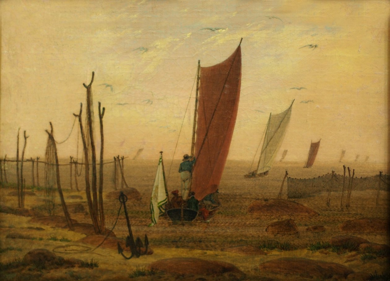 Morgen (Ausfahrt der Boote) von Caspar David Friedrich