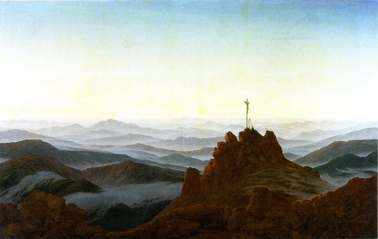 Morgen im Riesengebirge von Caspar David Friedrich