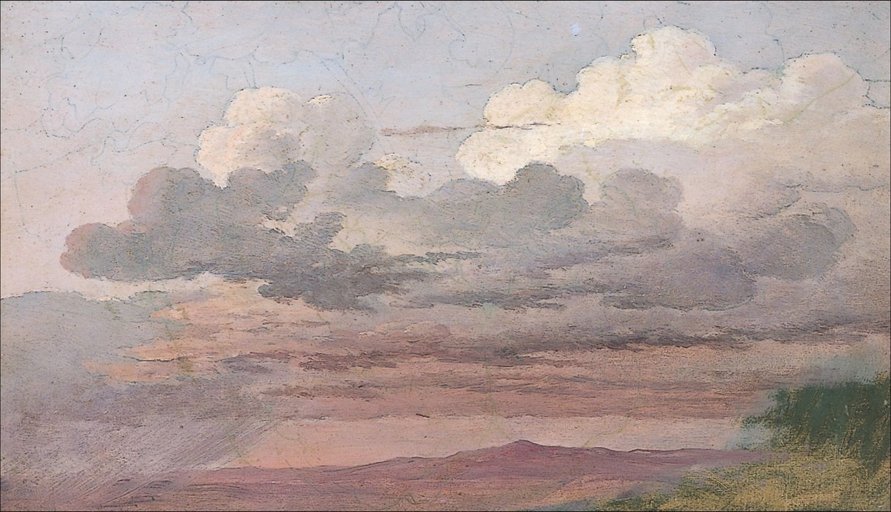 Wolkenstudie von Caspar David Friedrich