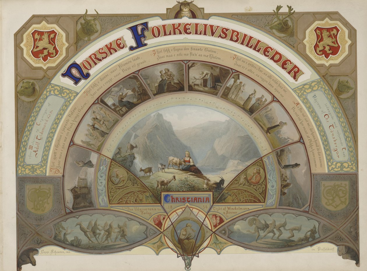 Norske Folkelivsbilleder von Caspar Scheuren